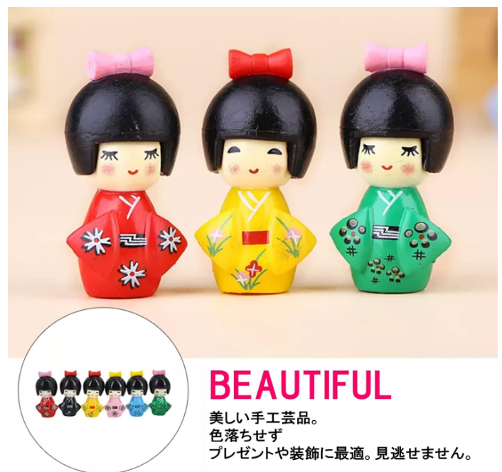 NOELAMOUR Kokeshi Dolls
