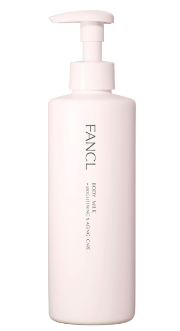 FANCL Body Milk, Brightening & Aging Care, 1 Bottle (8.8 oz (250 g) Unscented Additive-Free (Moisturizing/Whitening/Elasticity) Body Lotion Moisturizing Cream