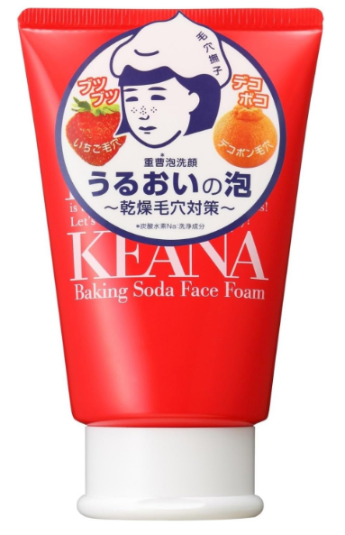 Pore Nadeshiko Baking Soda Foam Cleansing Pores Sebum Square Clogs Nostrils Stain Moist Soft Skin Cleansing Foam 3.5 oz (100 g)