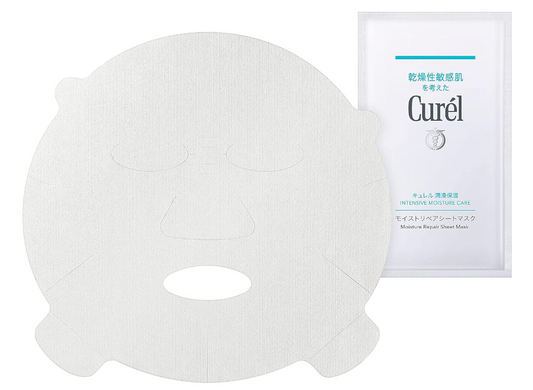 Curel Moisturizing Moisture Repair Sheet Mask [Quasi Drug] White 4 Sheets